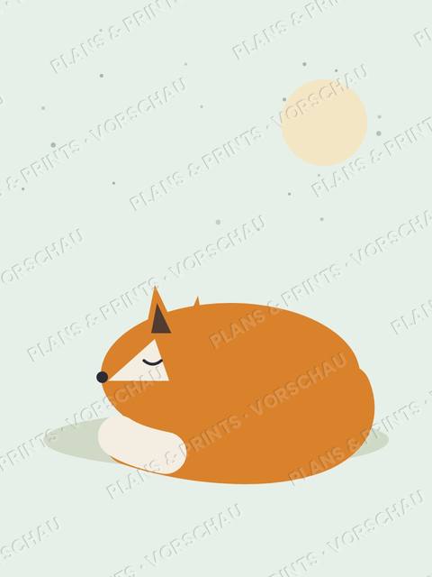 Schlafender Fuchs